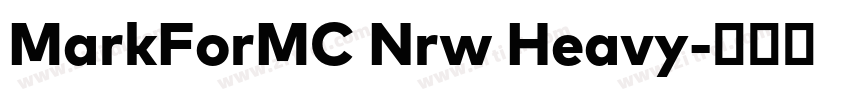 MarkForMC Nrw Heavy字体转换